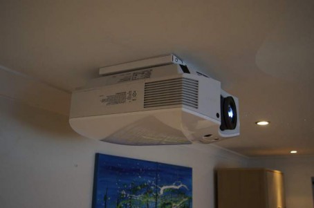 flat projector mount